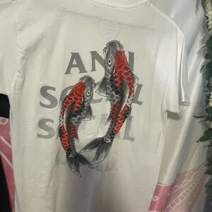 Anti Social Social Club White Tee 3M Koi